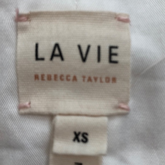 La Vie Rebecca Taylor structured white top size XS - Picture 2 of 6